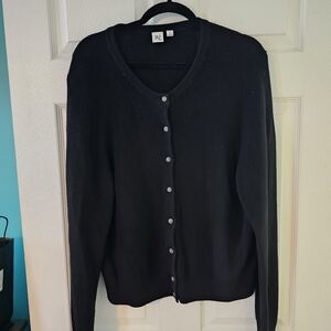 GAP Women's Black Cardigan Sweater XL